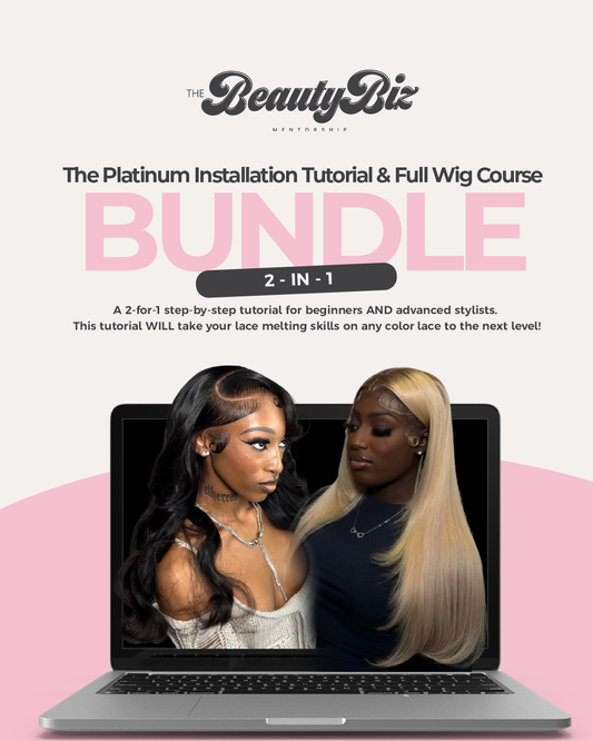 The Platinum Installation Tutorial and Full Wig Installation Course Bundle 1080